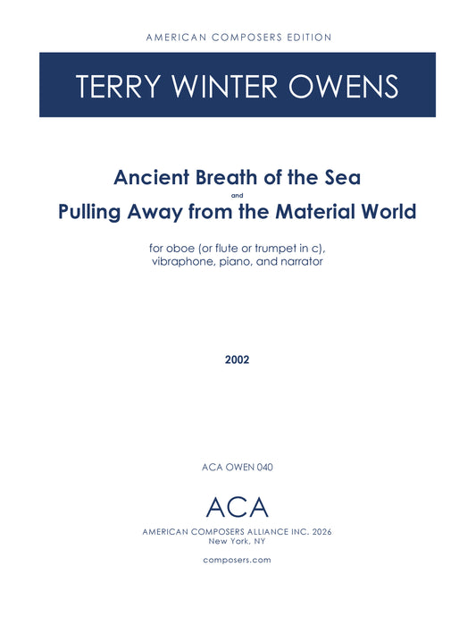 Ancient Breath of the Sea & Pulling Away from the Material World