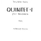 Quintet No. 1