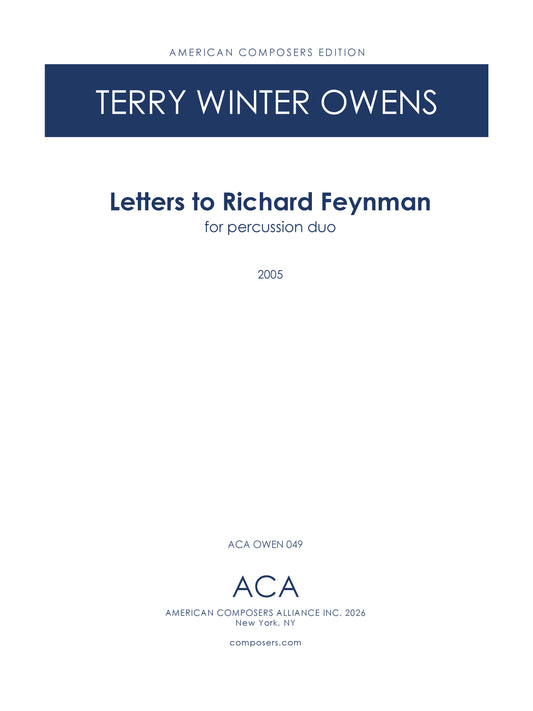 Letters to Richard Feynman