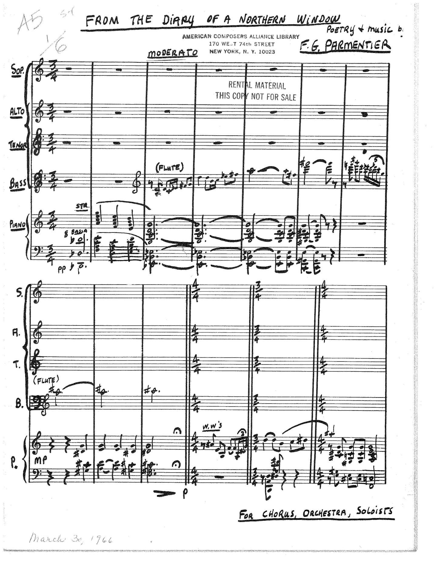 From the Diary of a Northern Window