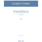 VARIATIONS FOR PIANO