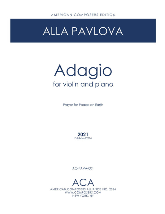 Adagio for Violin and Piano