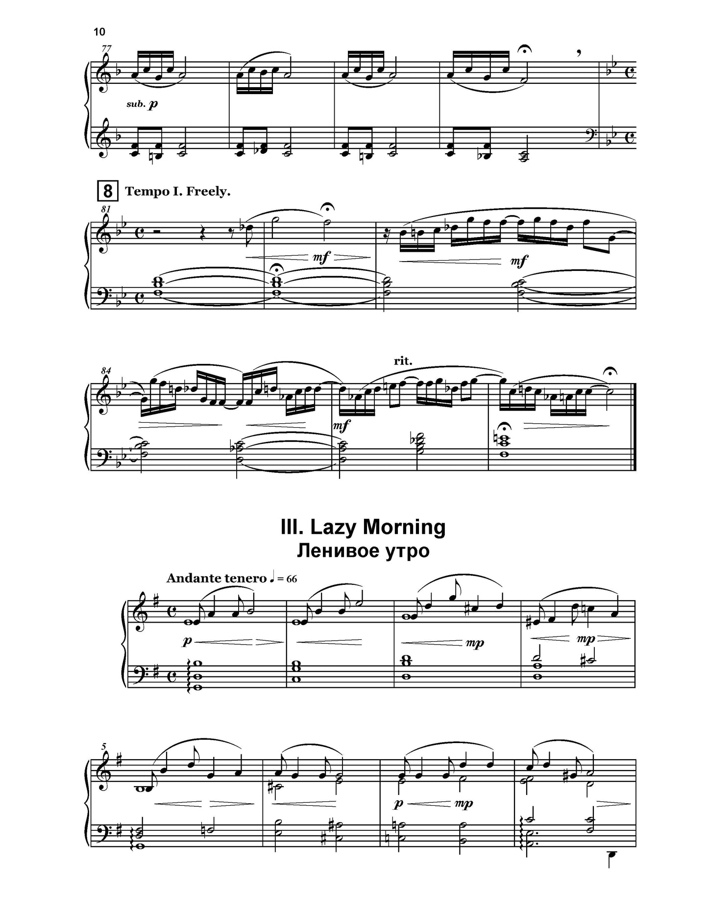 Five Pieces for Piano (from "The Old New York Nostalgia" Suite)