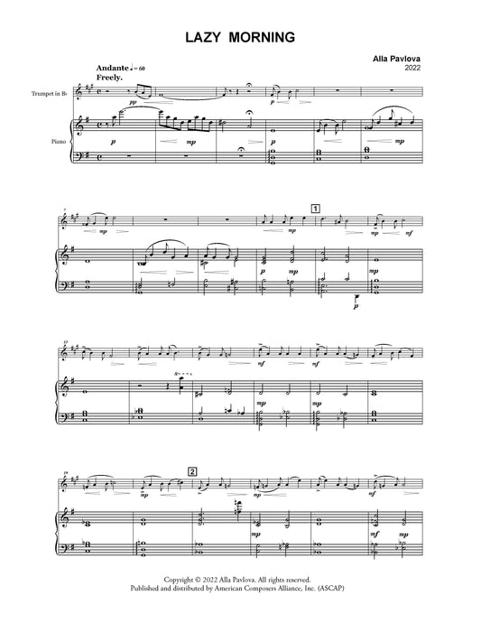 Three Pieces for Trumpet and Piano