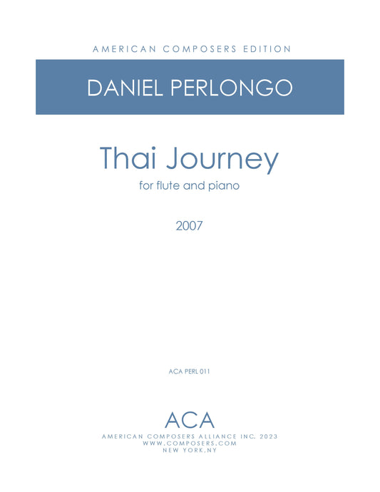 Thai Journey for Flute and Piano