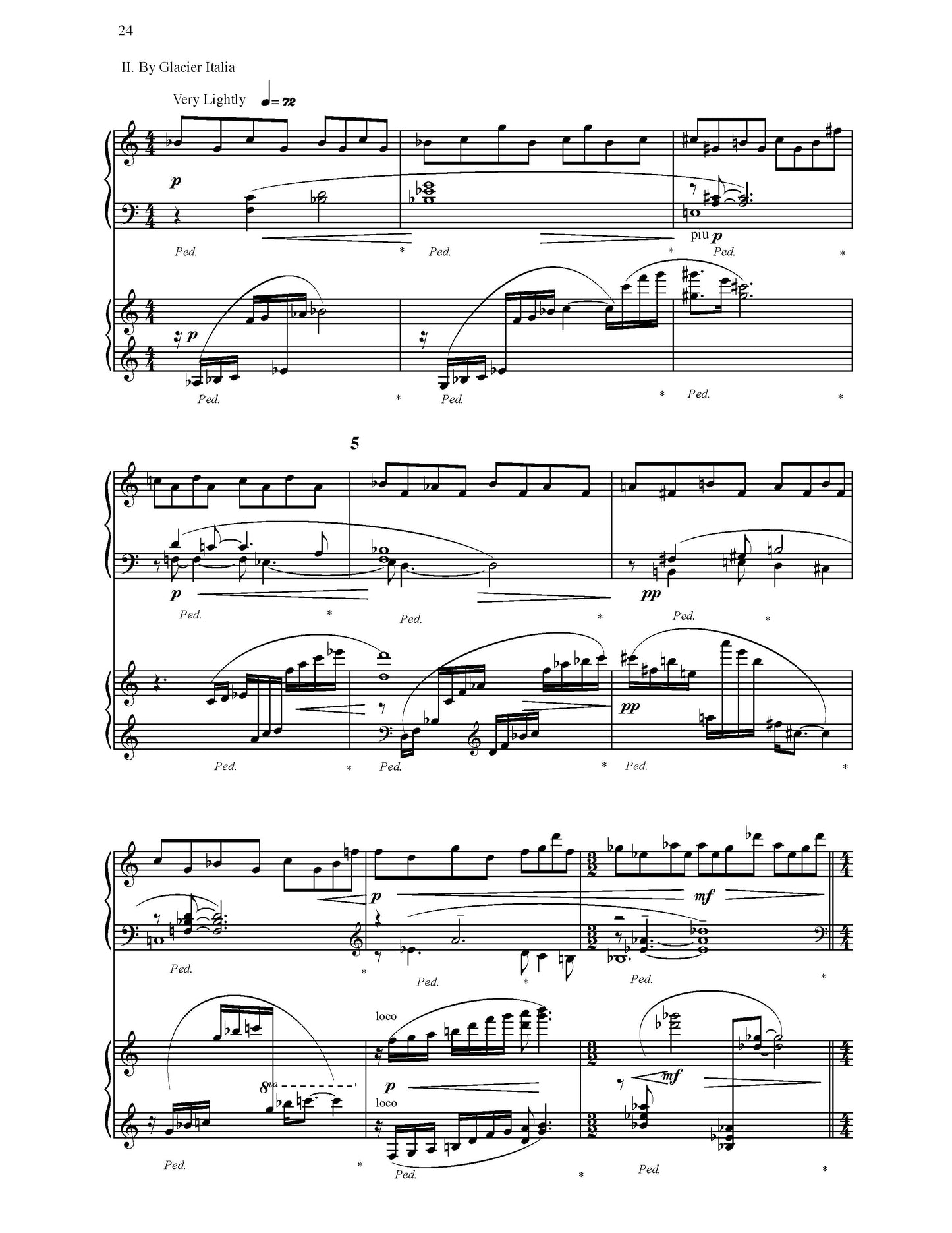 Tango Suite in Three Scenes - For Two Pianos