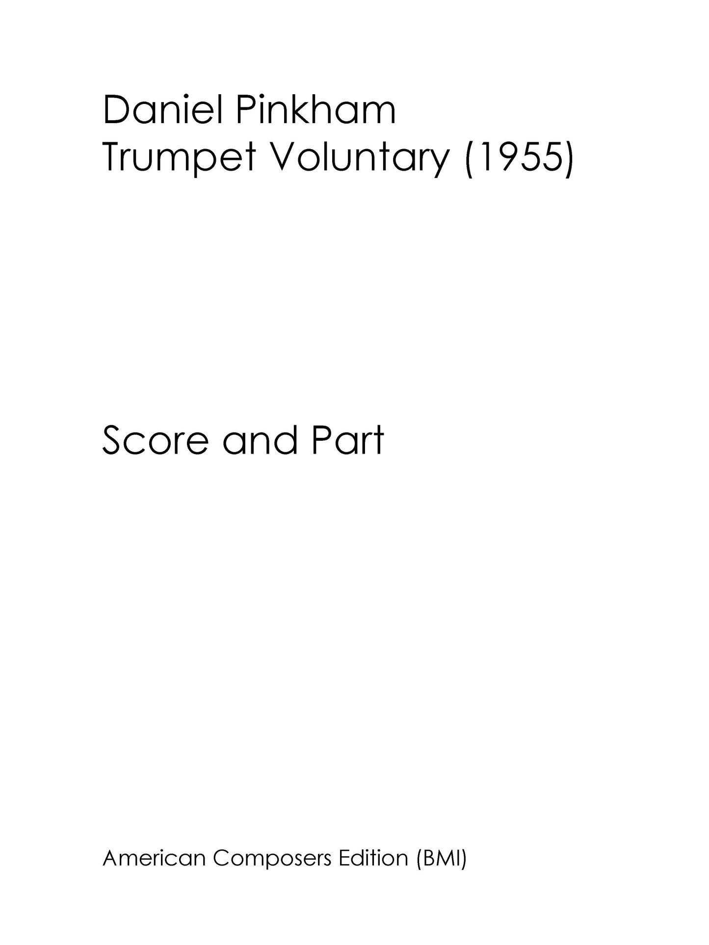 TRUMPET VOLUNTARY