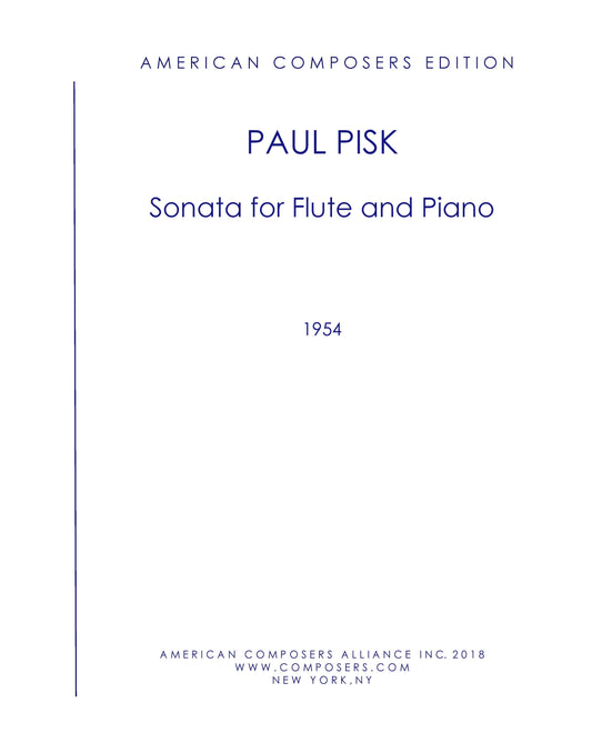 SONATA, for flute and piano, Op.82