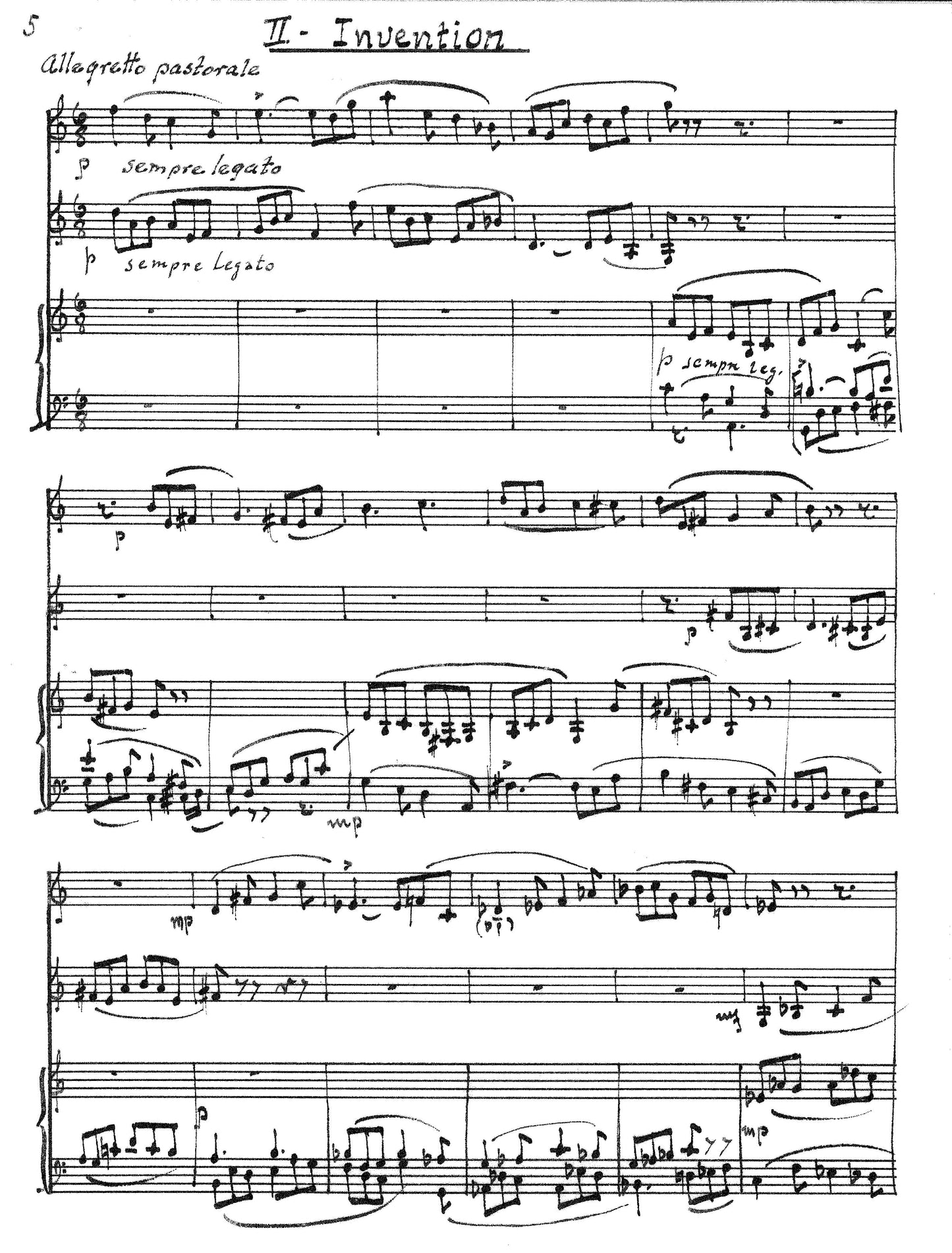 SUITE, Op.85 for oboe, clarinet, and piano