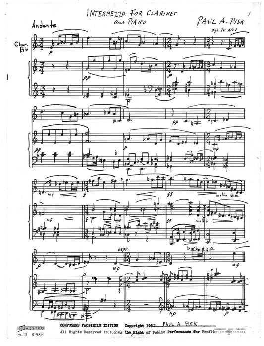 INTERMEZZO,Op.70,No.1