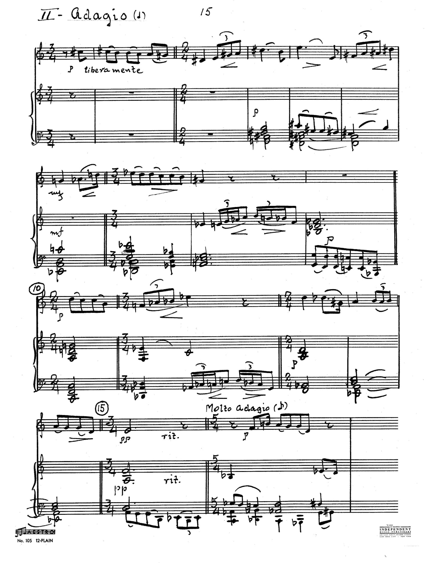 SONATA FOR HORN AND PIANO