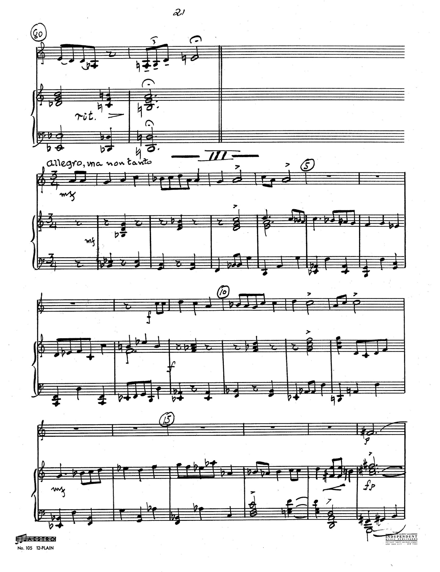 SONATA FOR HORN AND PIANO