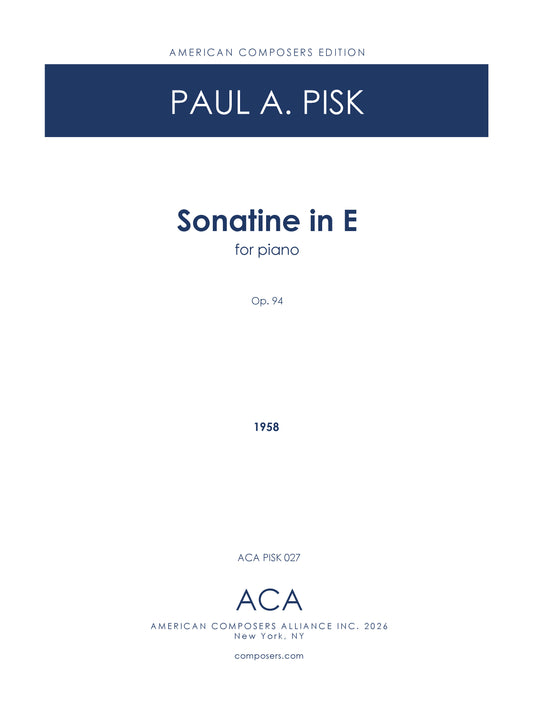 Sonatina in E, Op. 94