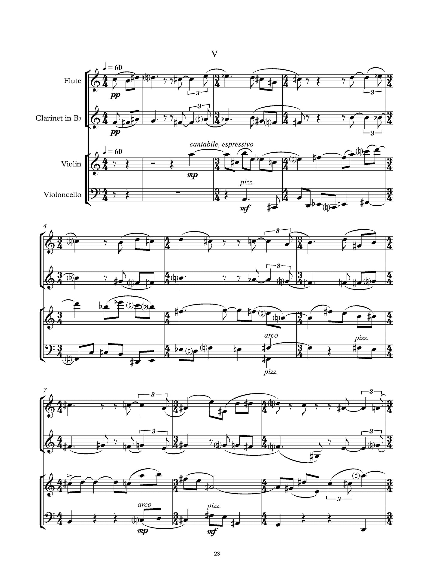 EIGHT BRIEF PIECES FOR CHAMBER ENSEMBLE