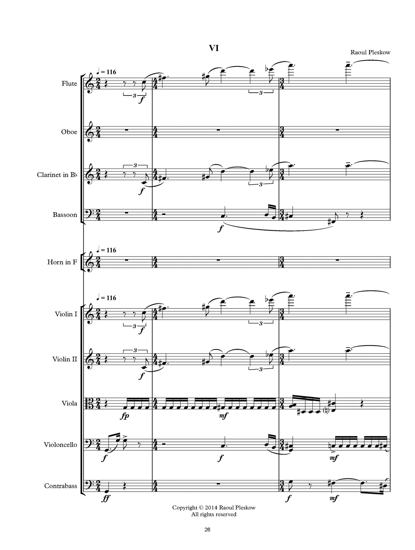 EIGHT BRIEF PIECES FOR CHAMBER ENSEMBLE