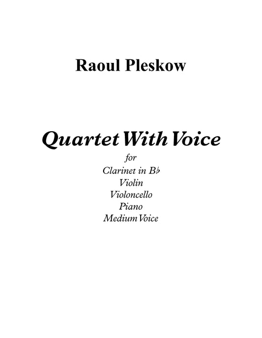 QUARTET WITH VOICE