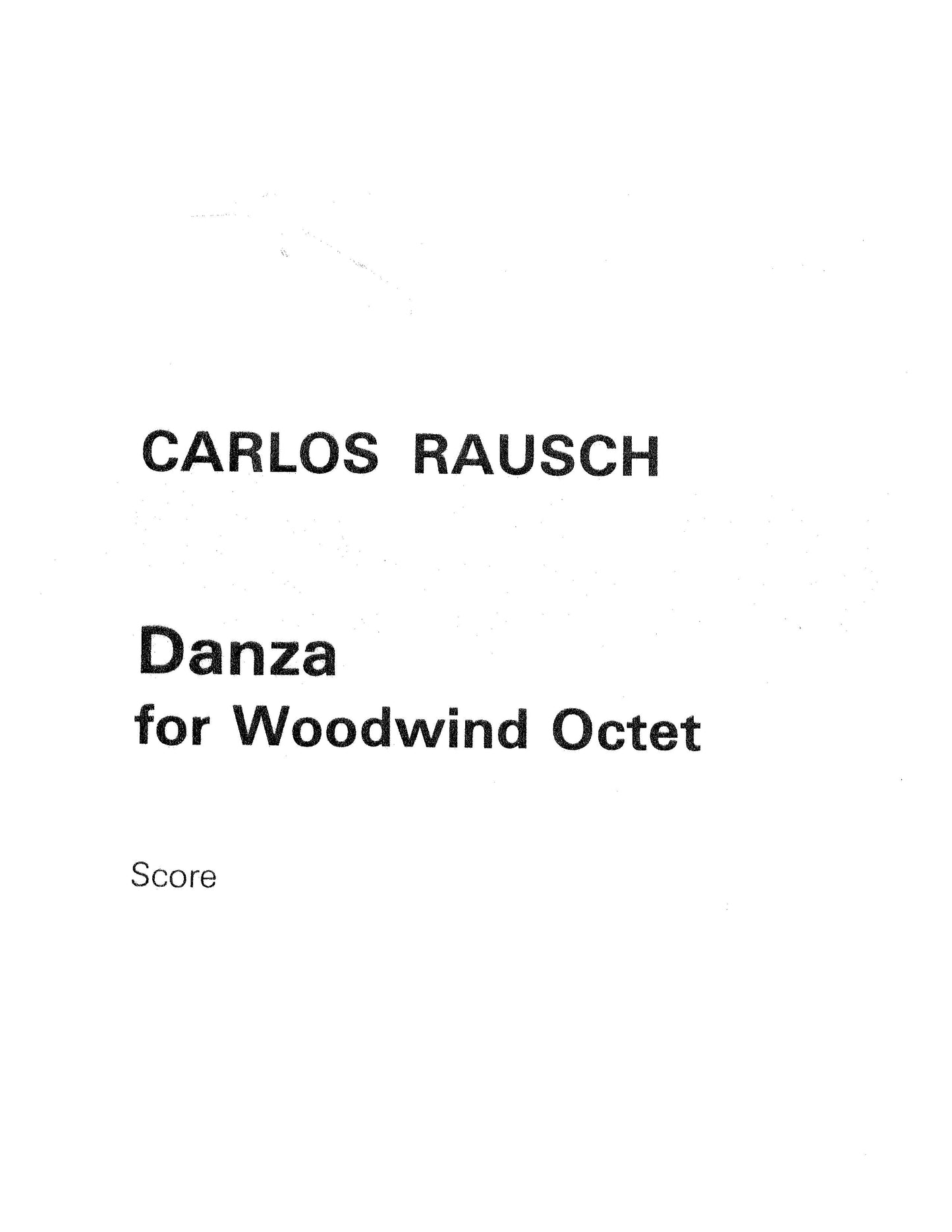 DANZA - wind octet