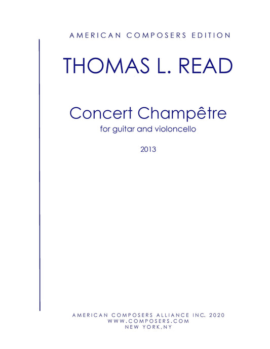 Concert Champetre, for Guitar and Violoncello