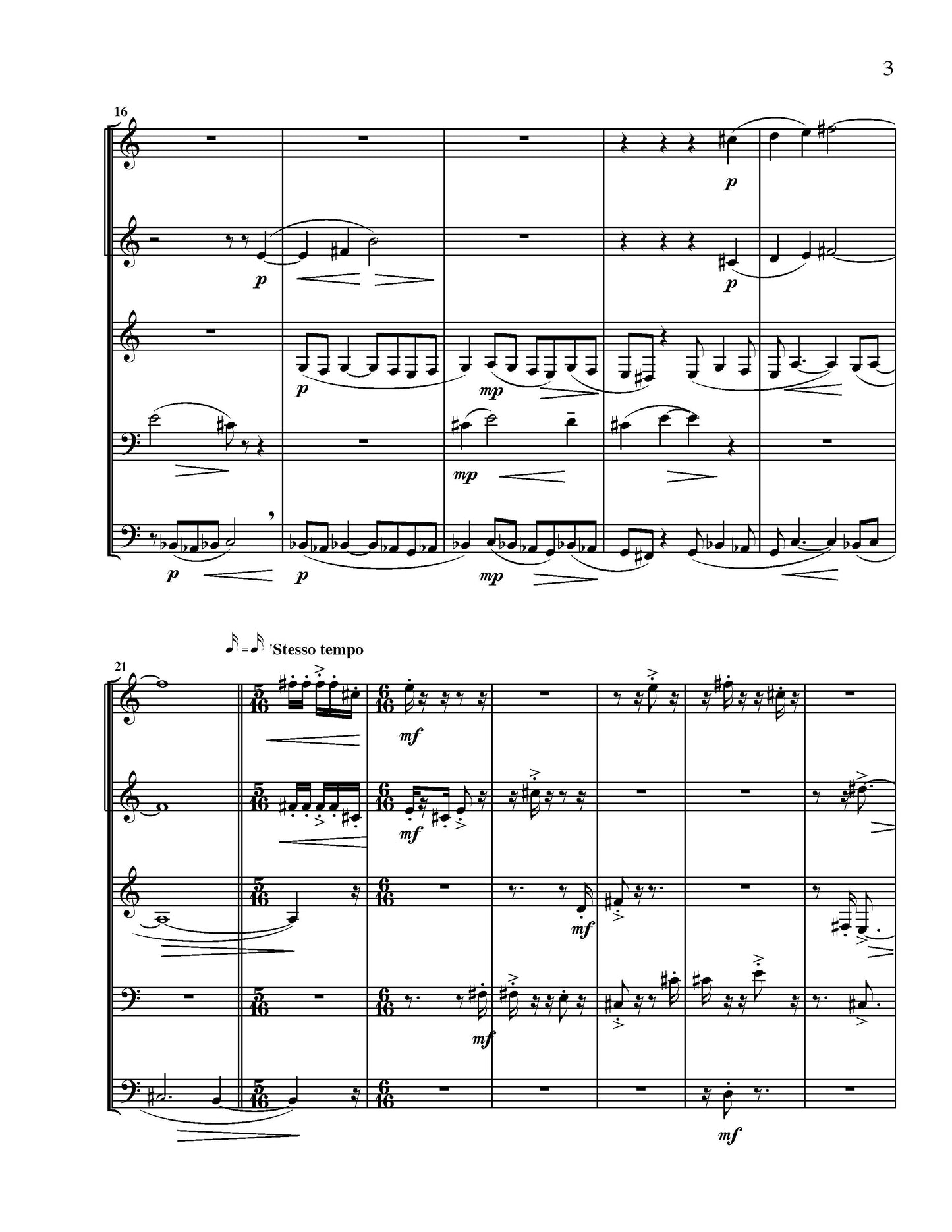 BRASS QUINTET NO. 2: CLOSING DISTANCES