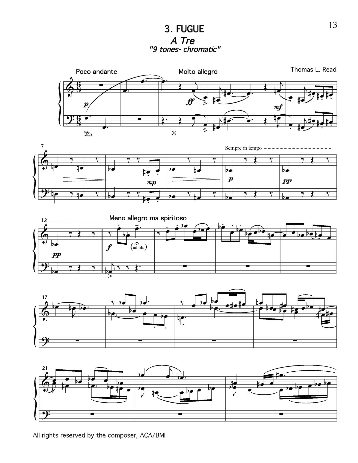 PIANO PARTITA