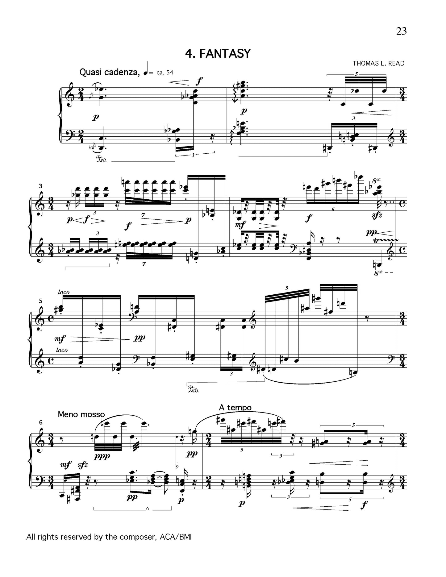 PIANO PARTITA