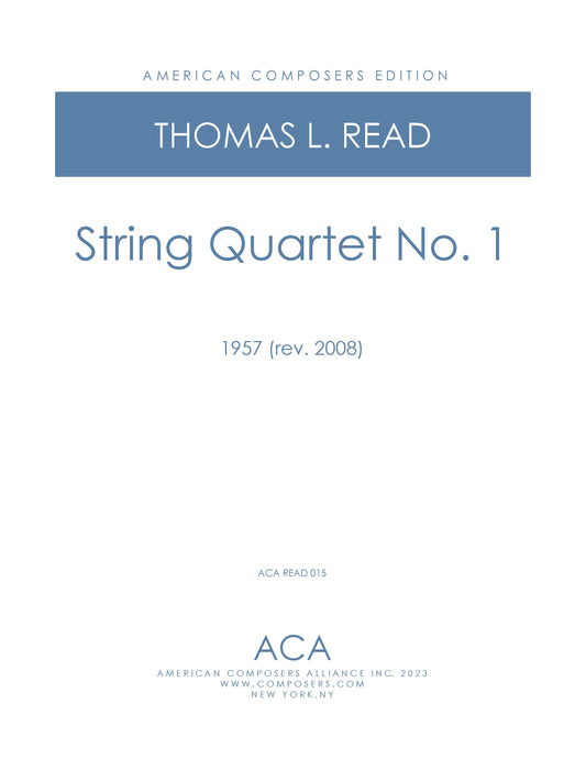 STRING QUARTET NO. 1