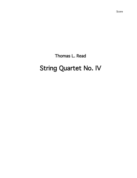 STRING QUARTET NO. 4