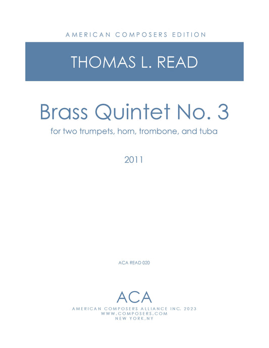 BRASS QUINTET No. 3