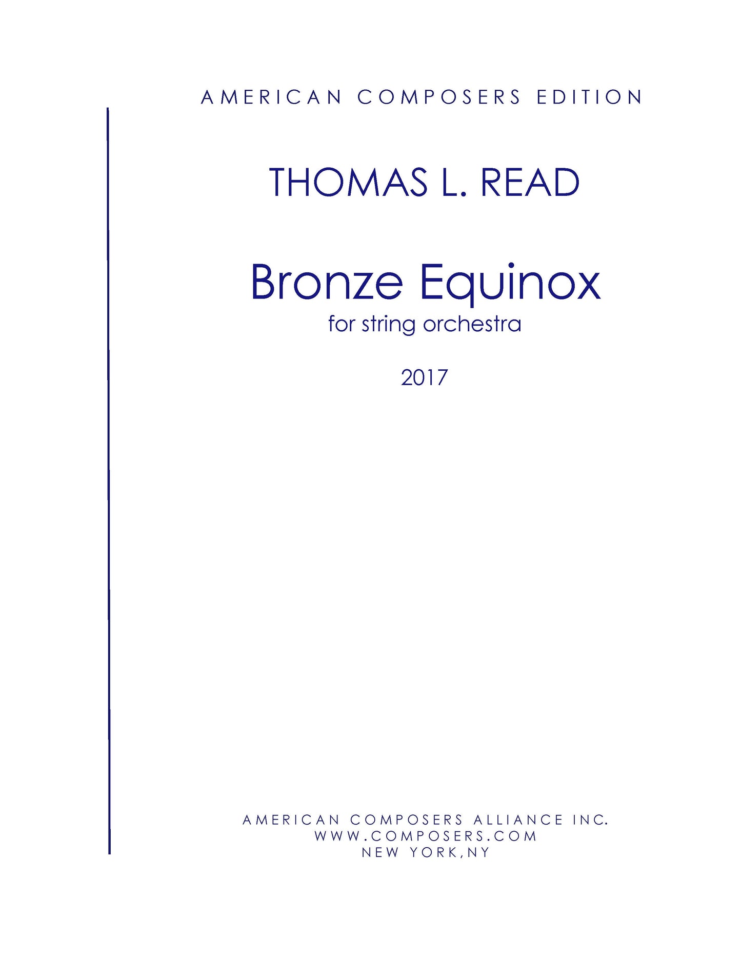 BRONZE EQUINOX (String Symphony)