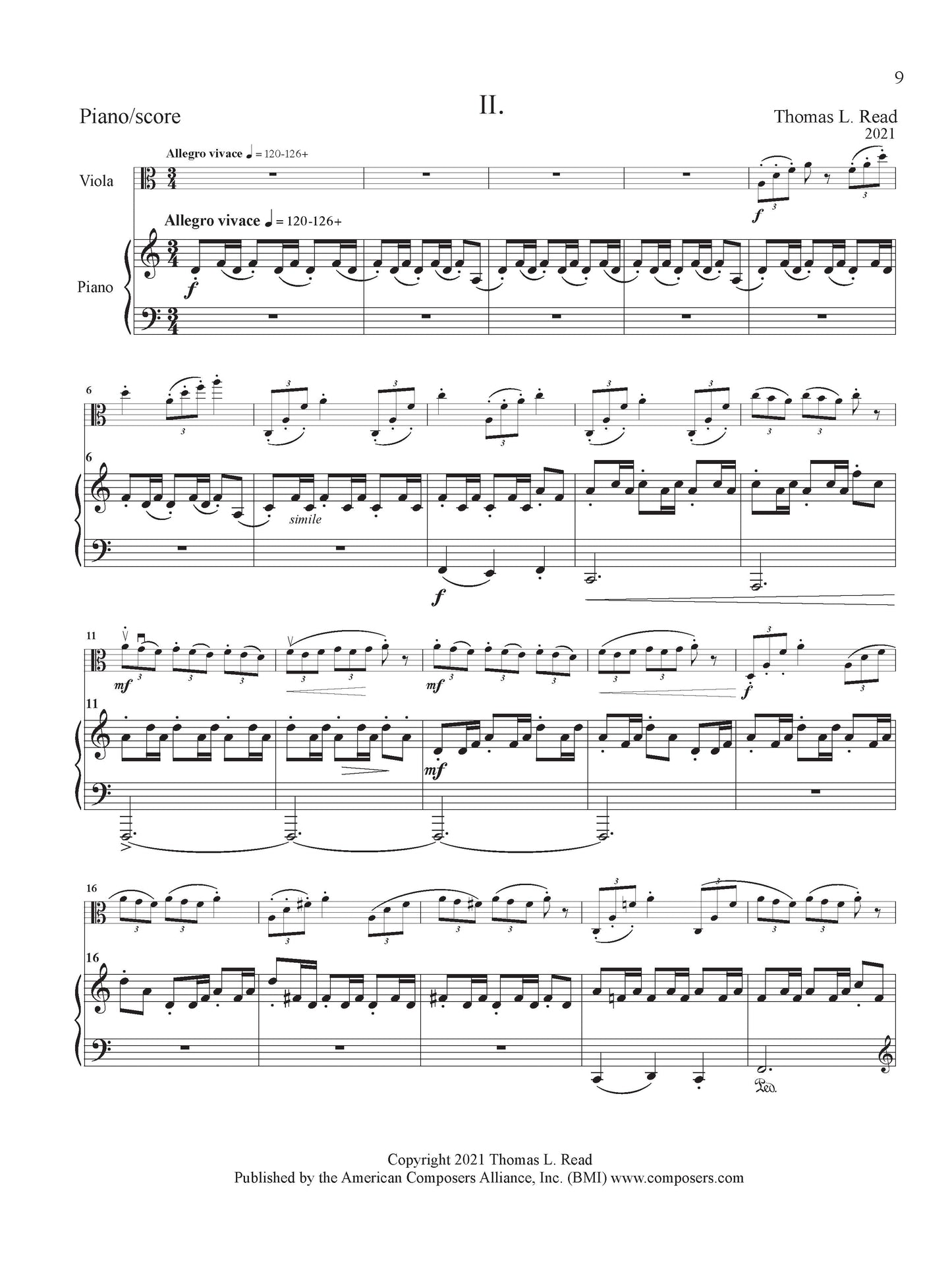 Sonata for Viola and Piano