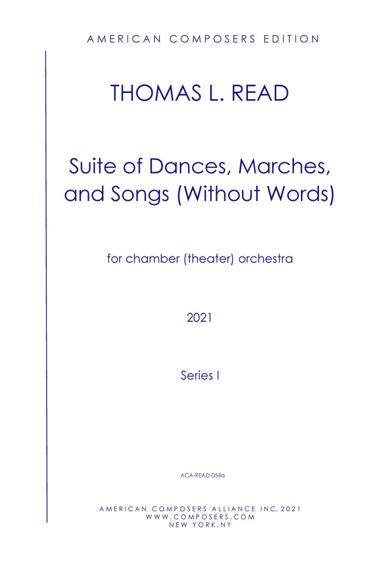 Suite of Dances, Marches and Songs (Without Words)