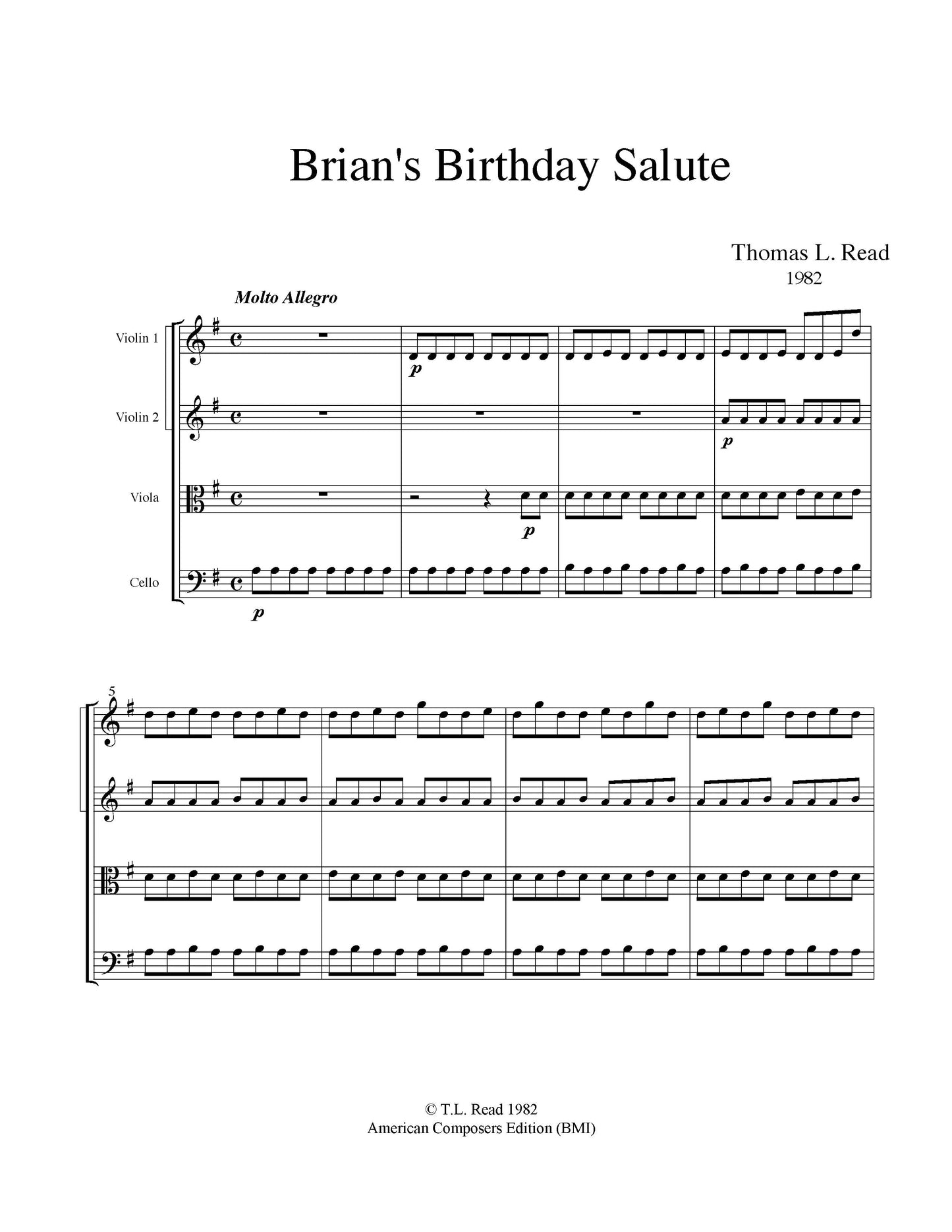 BRIAN'S BIRTHDAY SALUTE