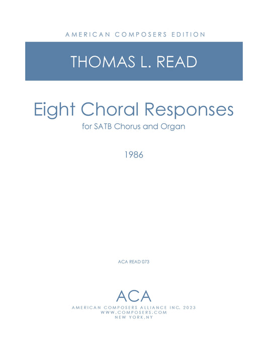 Eight Choral Responses