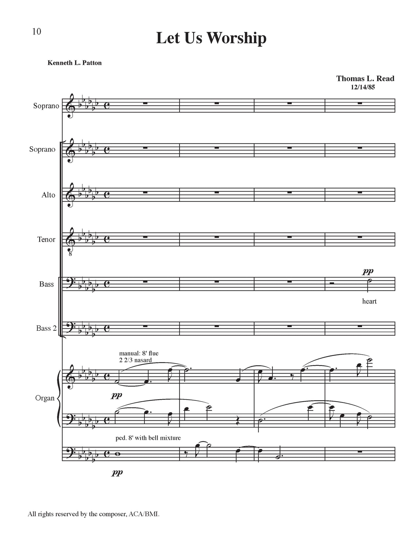 Eight Choral Responses