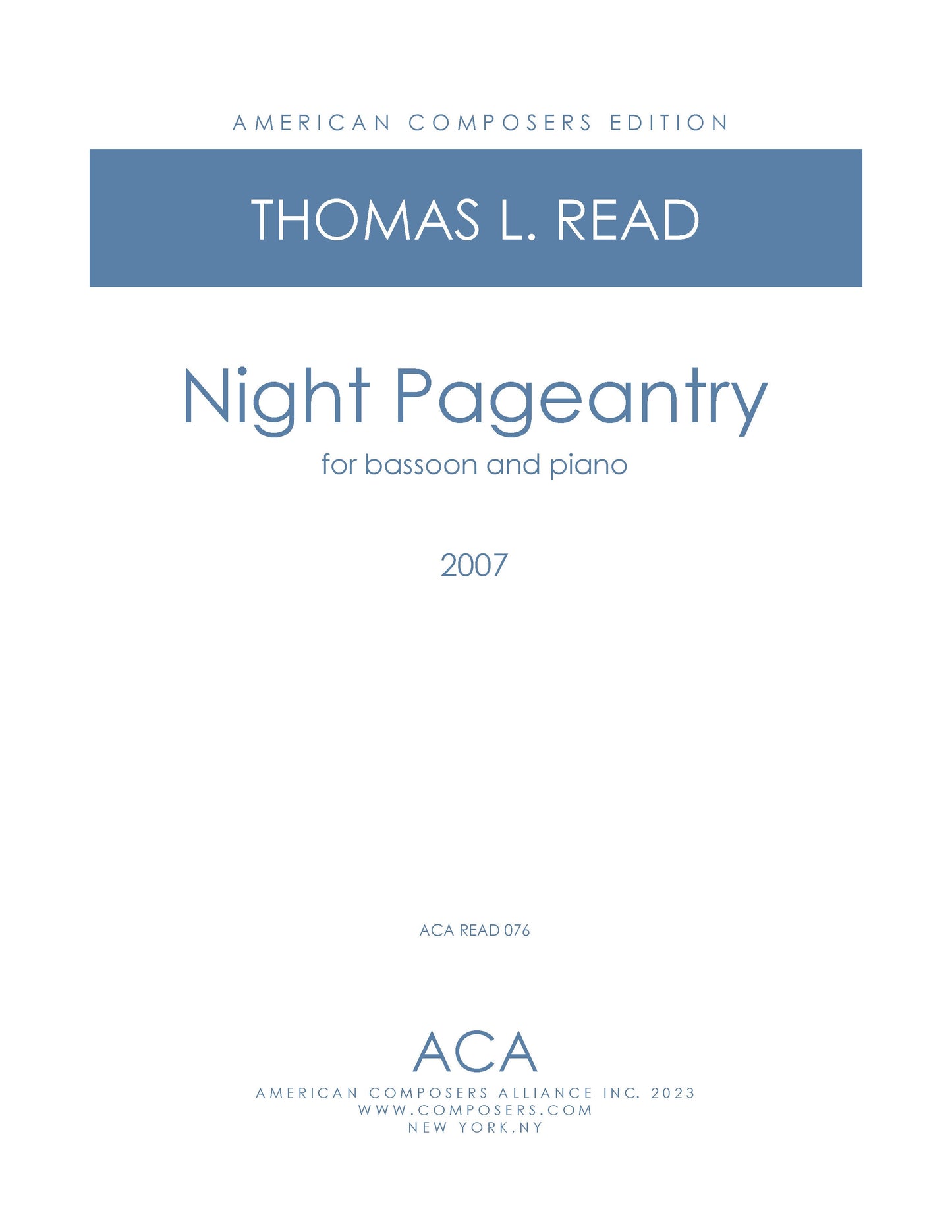 Night Pageantry