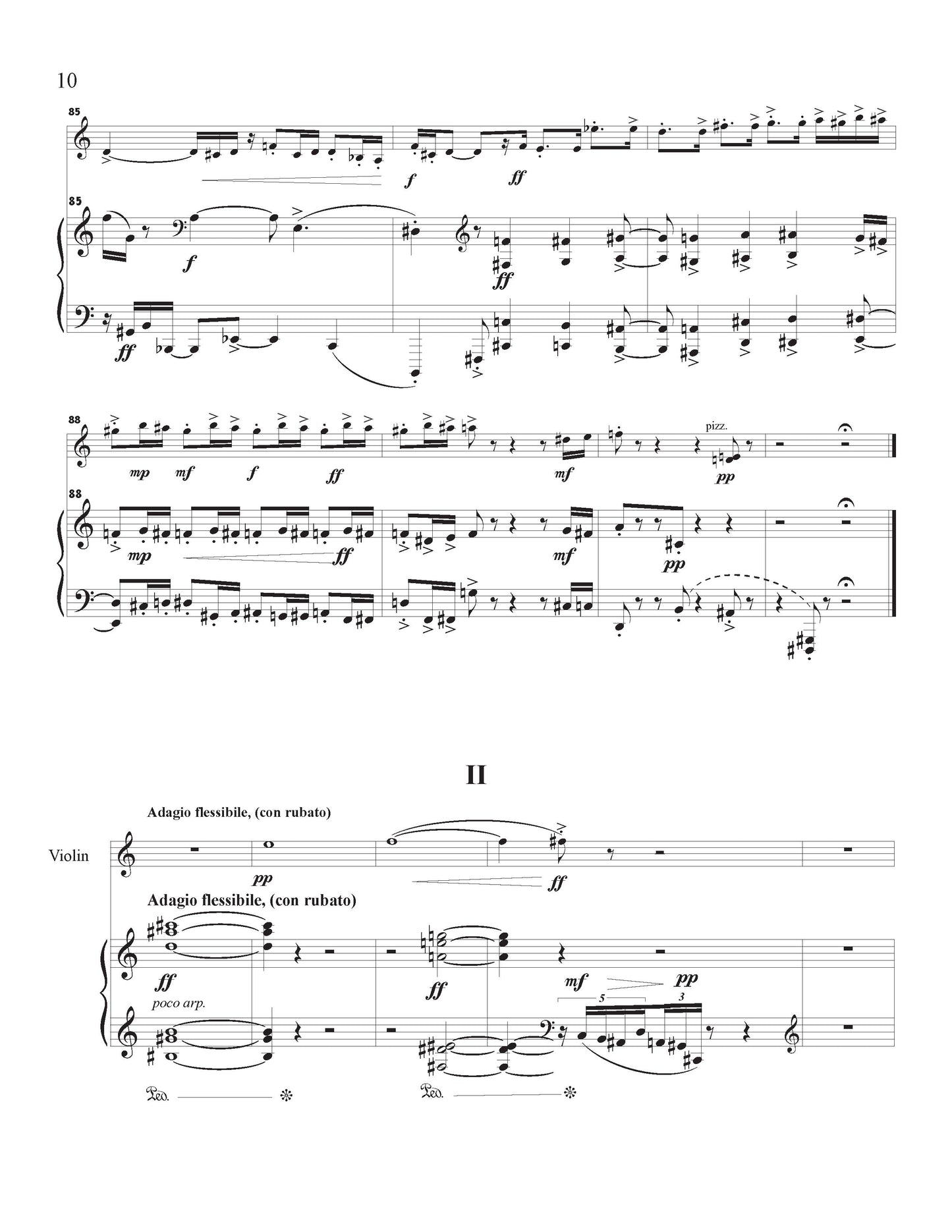 Sonata No. 2 for Violin and Piano