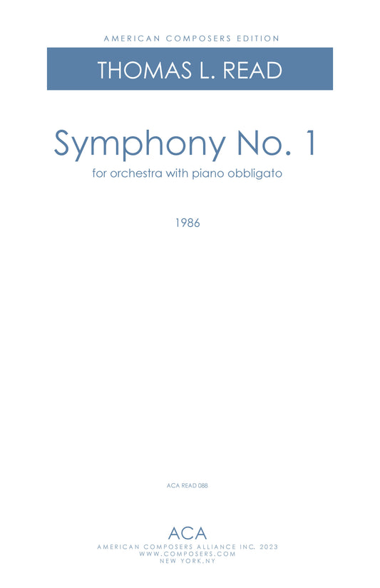 SYMPHONY NO. 1