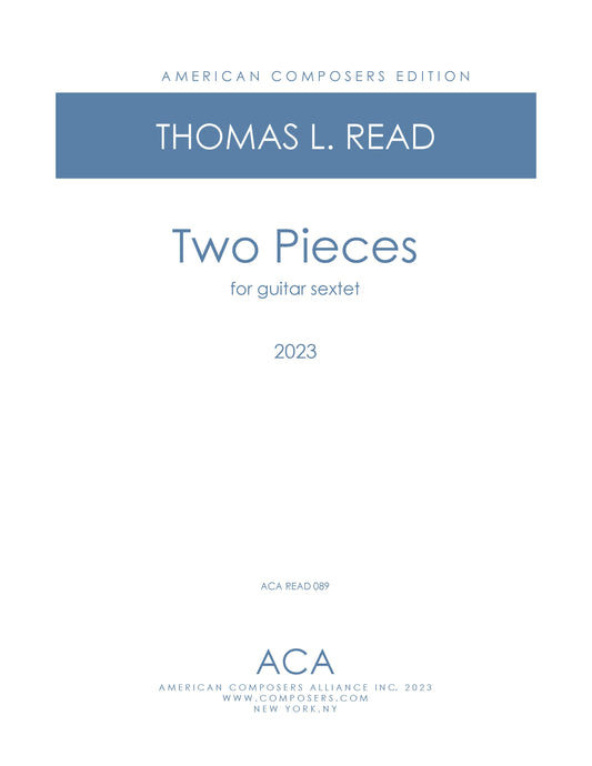 Two Pieces for Guitar Sextet