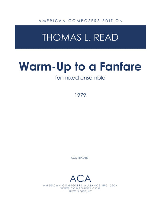 Warm-Up to a Fanfare