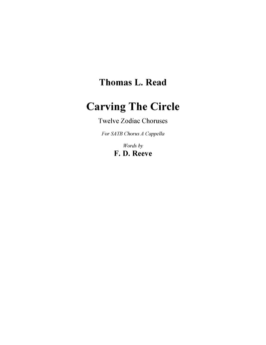 Carving the Circle (Twelve Zodiac Choruses)