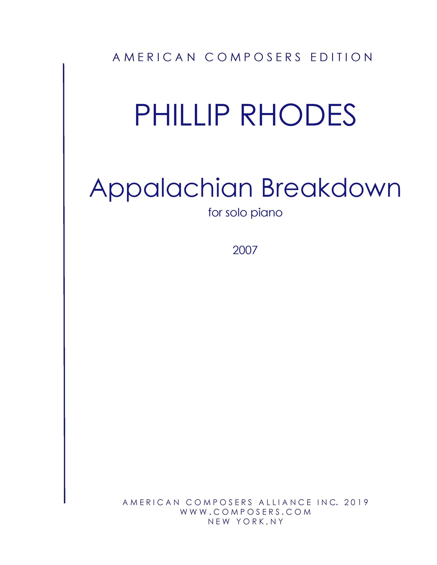 APPALACHIAN BREAKDOWN