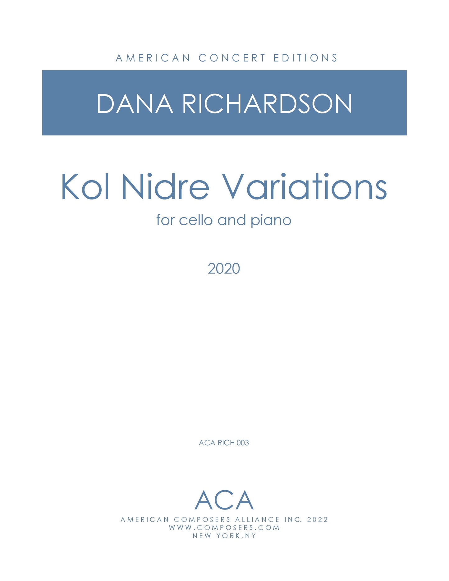 Kol Nidre Variations