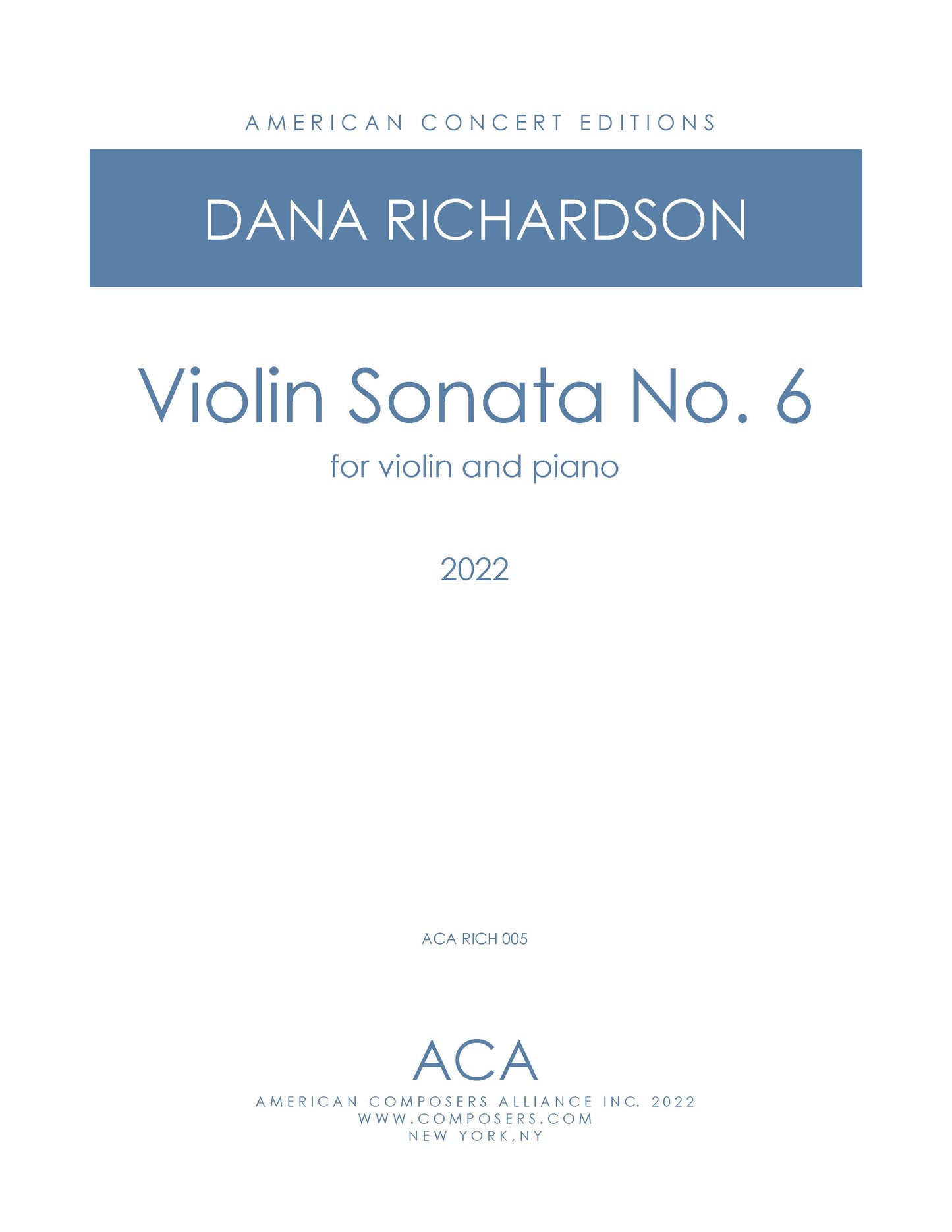 Violin Sonata No. 6