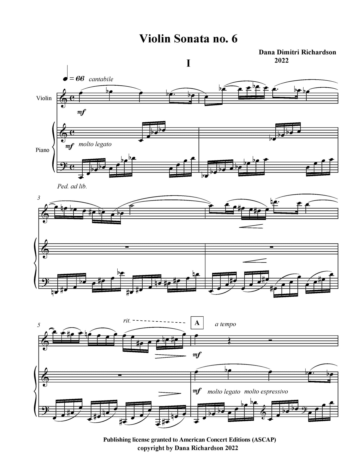 Violin Sonata No. 6