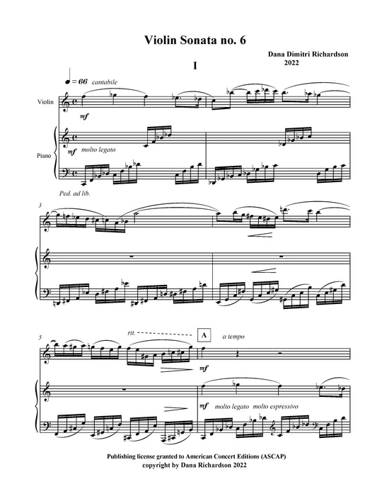 Violin Sonata No. 6