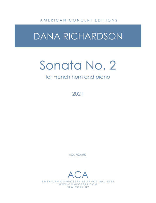 Sonata for French Horn and Piano No. 2