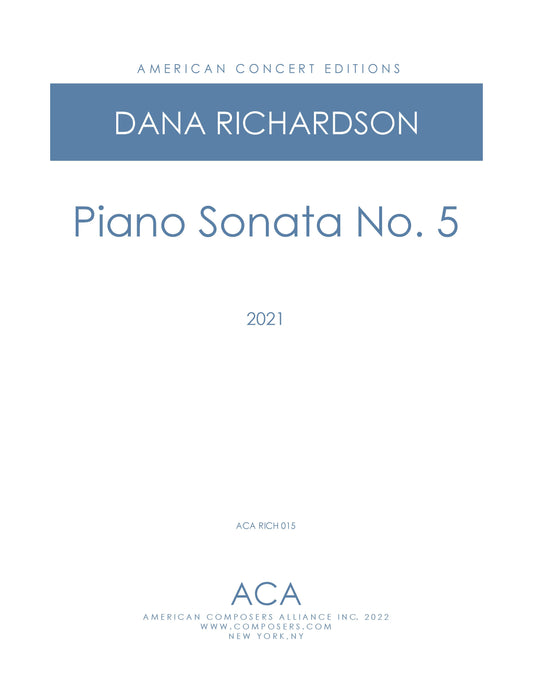 Piano Sonata No. 5