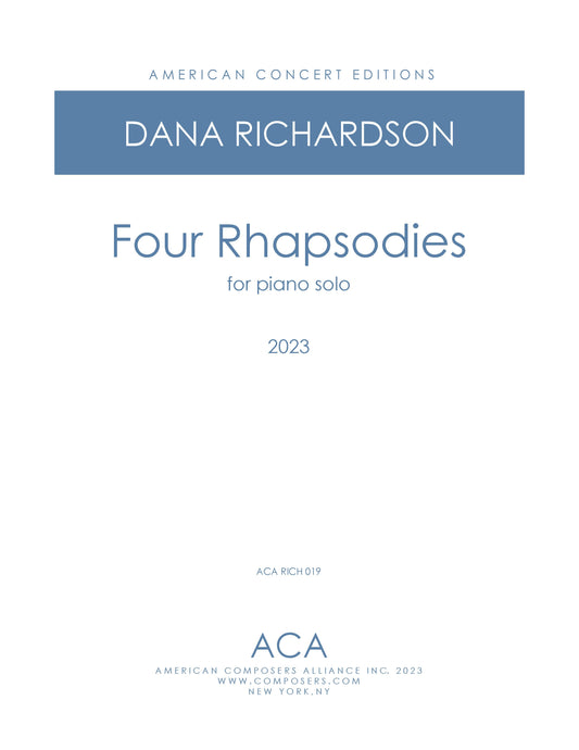 Four Rhapsodies