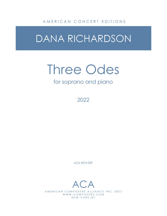 Three Odes