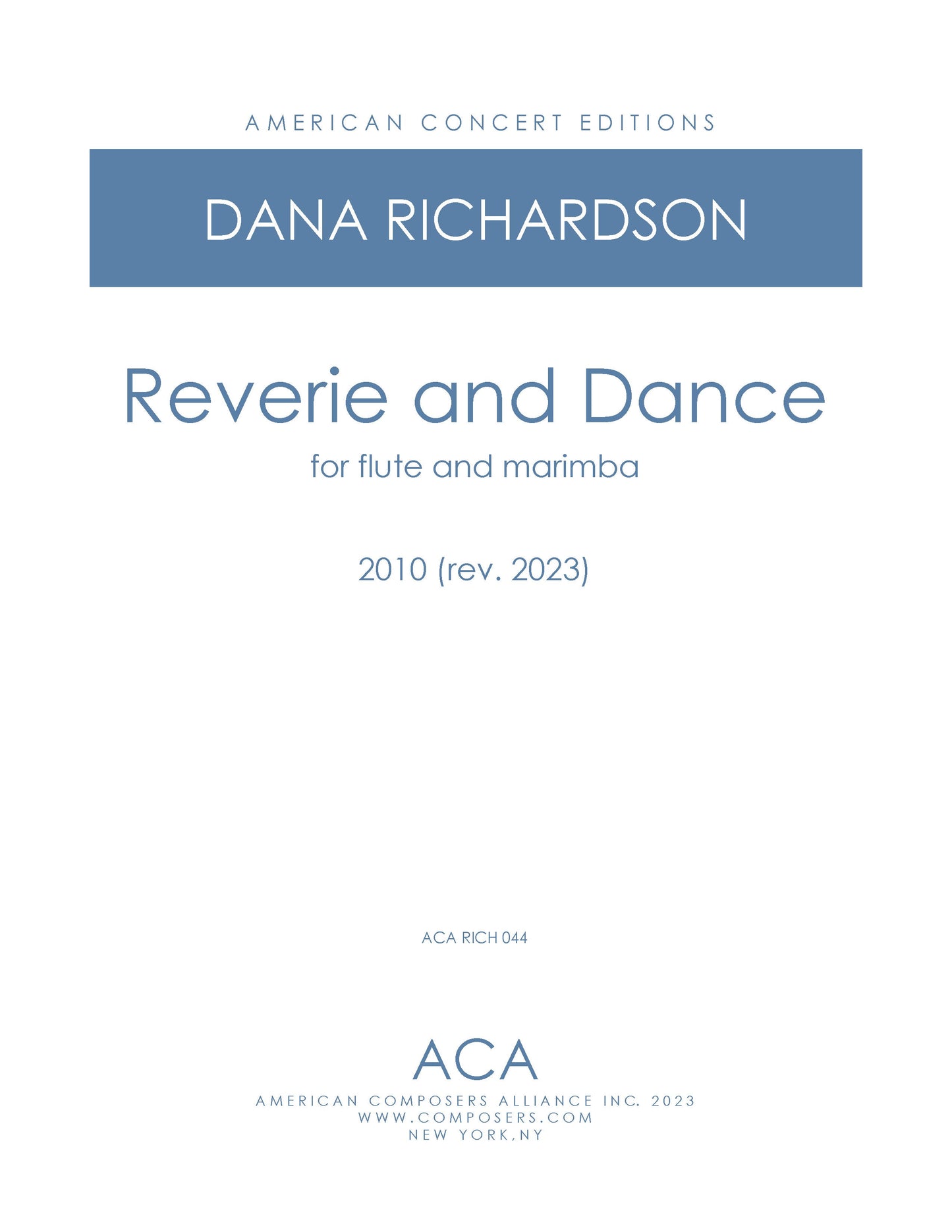 Reverie and Dance